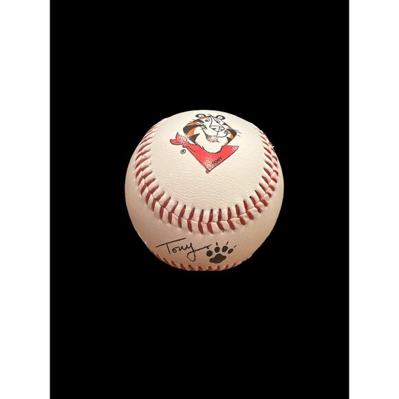 Kellogg’s Frosted Flakes Tony The Tiger League Sized Autographed Baseball - Picture 1 of 4